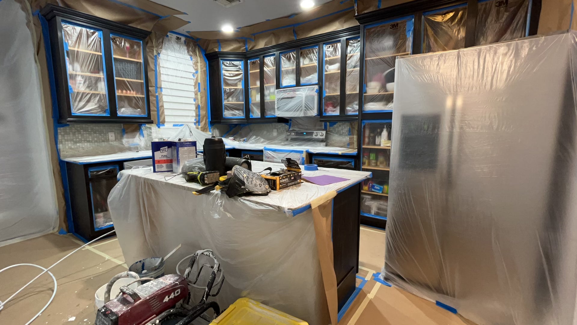 Load video: Refacing kitchen makeover Hollywood FL